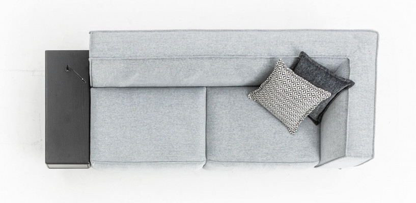 3-zits bank bank Moderne stijl Woonkamer Beklede bank Luxe Textiel