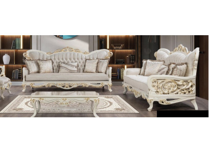 Bankstel 3+3+1+1 Zits bankstel Salontafel Set Bank Fauteuil Bank Bekleding 5dlg