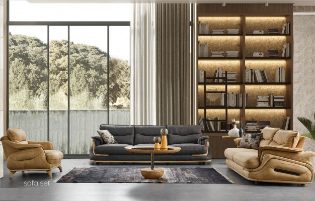 Fauteuil 1-persoons woonkamer Relax Design Italiaanse meubels Inrichting Italië.