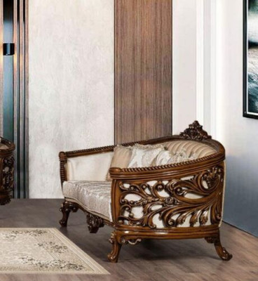 Luxe bankstel 3+1+1 zits salontafel groep bank fauteuil banken stof bank