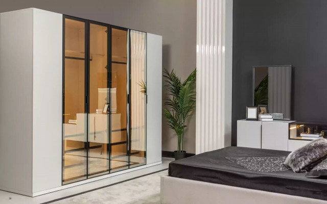 Kledingkast meubels kast Italiaanse stijl luxe slaapkamerkasten