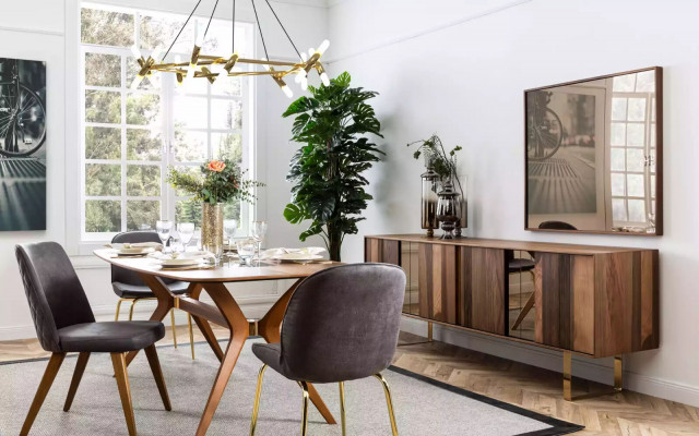 Eettafel design meubels eetkamertafel luxe Italiaanse stijl houten tafels