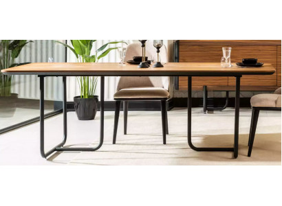 Meubels Eettafel Tafels 220x100 cm Luxe Eettafel Tafel Hout Eettafels
