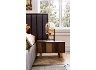 Rechthoekige nachtkastjes houten tafel nachtkastje slaapkamer bijzettafel