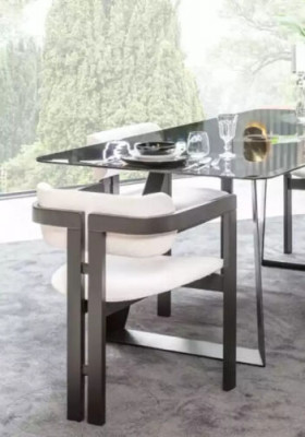 Eetkamerstoel Stoel Armstoel Ontwerp Eettafel Zit Hout Luxe Wit