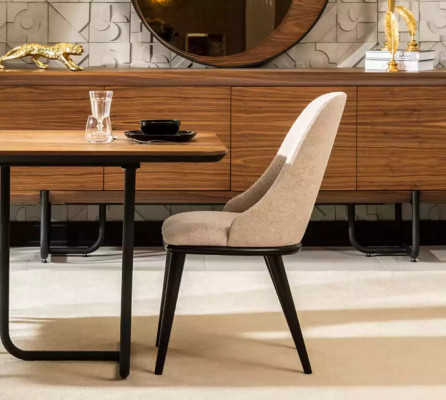 Eettafel 4x stoelen eetkamerset eetkamer groep moderne dressoir set