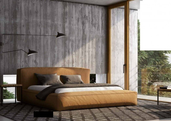 Ontwerp Bed Dubbel Modern Hotel Textiel Luxe Slaapkamer Bedden Bedframe