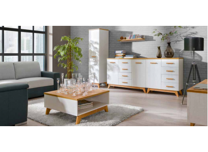 Woonkamerset bijzettafel tv commode tafel commodes muur