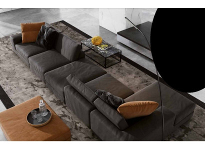 Luxe hoekbank L-vorm bank Banken Modern Woonkamer textiel bekleding Ontwerp Hoek Nieuw