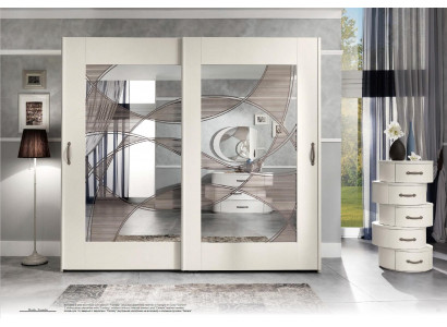 Luxe kledingkast met zweefdeuren Slaapkamerkast Kasten Hout Modern