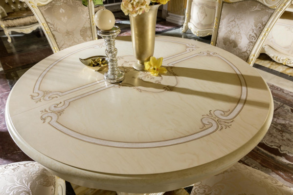Tafels Ronde Barok Rococo Meubels Ronde Tafels Nieuwe Klassieke Eettafel Tafel Rond