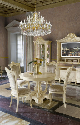 Tafels Ronde Barok Rococo Meubels Ronde Tafels Nieuwe Klassieke Eettafel Tafel Rond