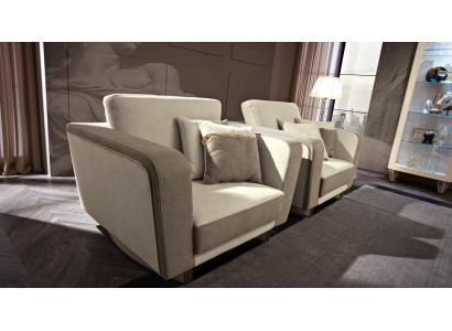 Ontwerp Lounge Club Relax Fauteuil Stoel Bekleding TV-leer Textiel Hout Stof