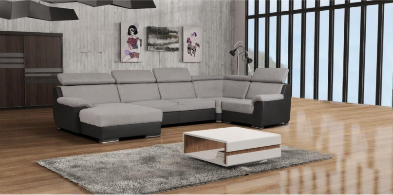 Ontwerp textiel bekledingsstof exclusieve banken U-vorm bank hoek bank modern bankstellen.