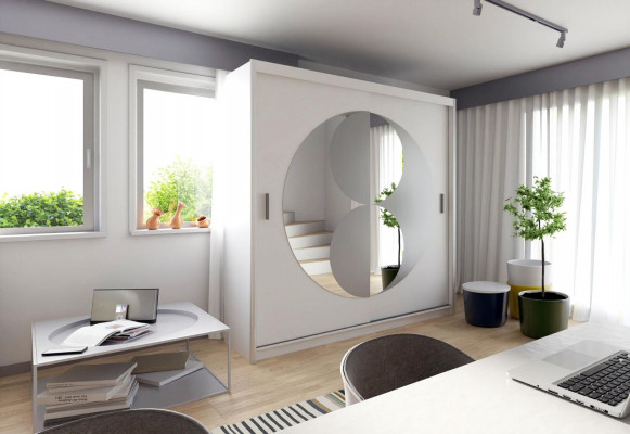 Multifunctionele kast 203cm Opbergrek Kledingkast Garderobe Nieuw Rek