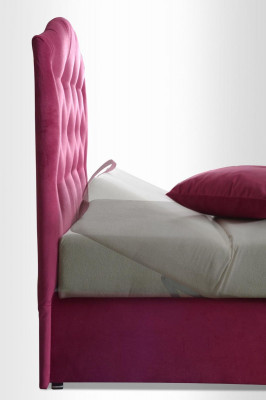 Meubels 120x190 gewatteerde textielbedden luxe design frame Chesterfield eenpersoonsbed