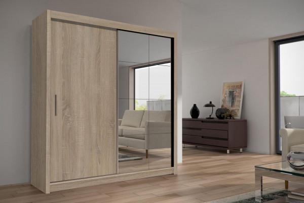 Slaapkamermeubels Wonen Hout Nieuw Kledingkasten Zweefdeurkast Kledingkast