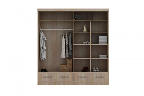 Ontwerper kledingkast dressoirs XXL met planken dressoir kast.