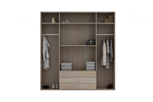 Kast Hout Garderobe Slaapkamer Kasten Moderne Stijl Kledingkast Nieuw