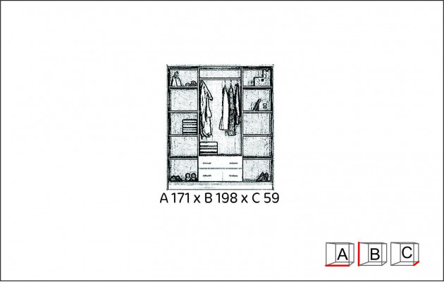 Kast Moderne Stijl Kasten Luxe Klassiek Garderobe Slaapkamer Hout