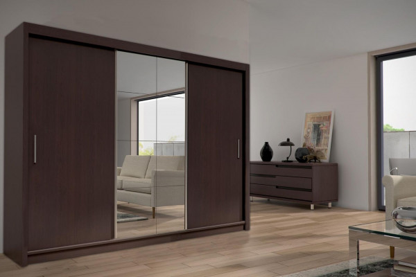 Spiegelkast Slaapkamer Zweefdeuren 250cm Kledingkasten Schuifdeuren