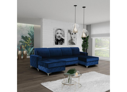 Moderne Relax Zitmeubelen Woonlandschap Meubels Hoekbank U-vorm Luxe Stoffen Bekleding