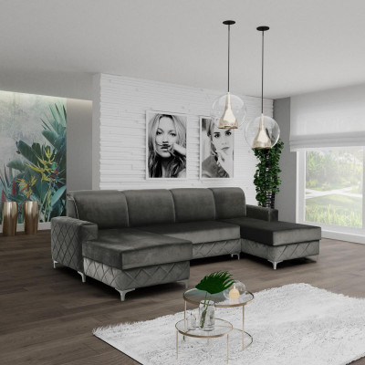 Moderne Relax Zitmeubelen Woonlandschap Meubels Hoekbank U-vorm Luxe Stoffen Bekleding