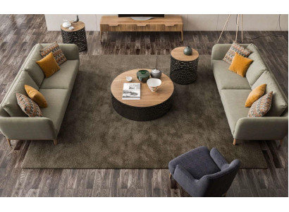 Groene bank Moderne bankstel Woonkamer Driezits Fauteuil Tweezits 3+2+1