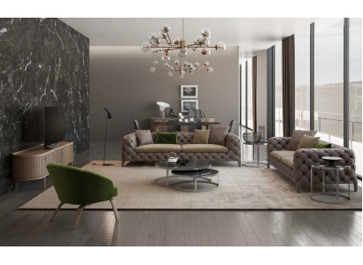 Chesterfield bankstel Vier zits bankstellen Luxe banken Fauteuils Meubels Bank -> Chesterfield bankstel Vierzitsbanken Luxe banken Fauteuils Meubels Bank