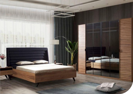 Grote slaapkamer set Slaapkamer meubels Kledingkast Bed Nachtkastjes