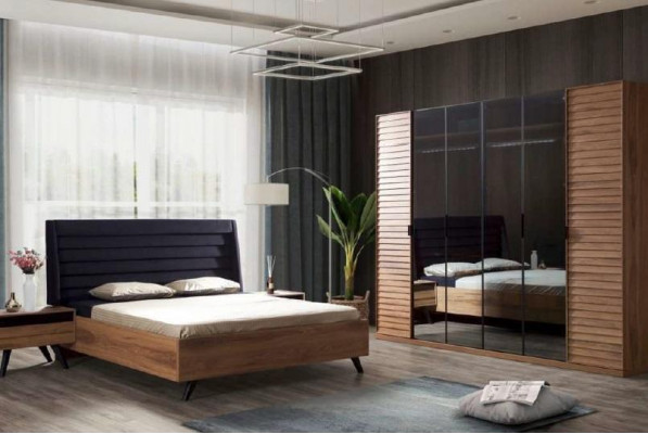 Grote slaapkamer set Slaapkamer meubels Kledingkast Bed Nachtkastjes