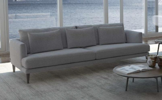 Grijze bankstel set Bank Ensemble bankstel luxe meubels Nieuw