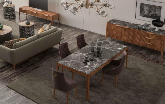 Grote houten dressoir Moderne eetkamermeubels Echt houten laden Nieuw