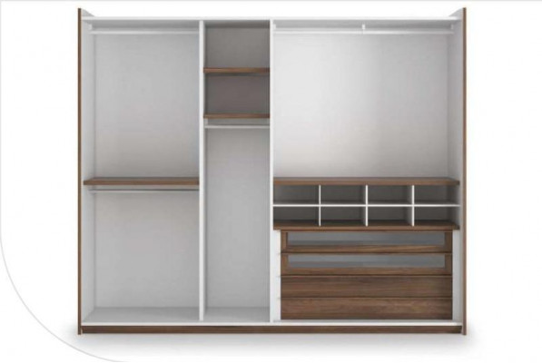 Moderne kledingkast met spiegeldeuren Slaapkamer meubilair Inrichting