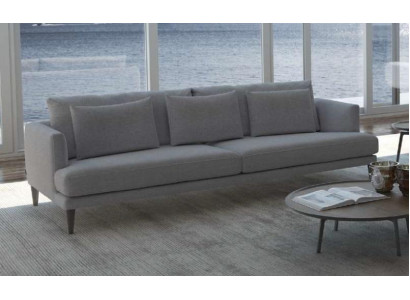 Moderne grijze driezitsbank designer luxe bank meubels