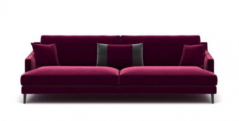 Rosa driezits moderne bank woonkamer banken designmeubelen luxe design