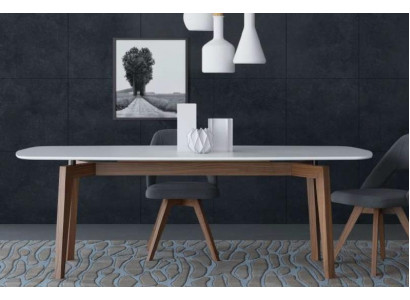 Grote eettafel Moderne keukenmeubels Luxe tafels Houten meubels