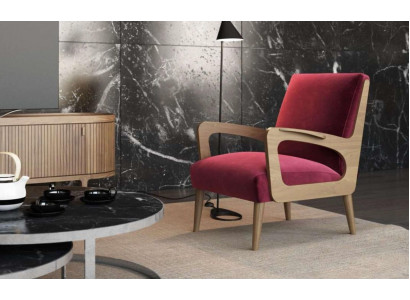 Woonkamerfauteuil Luxe Eenzits Cocktailsessel Leesfauteuil Stof
