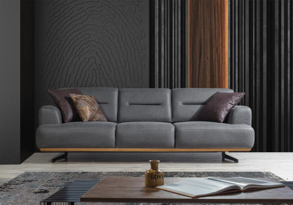 Sofaset 3+2+1 zits set Design banken Beklede banken Moderne Nieuw