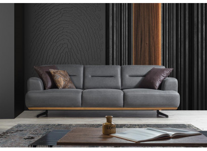 Ontwerp Luxe Bankstel 3-zits Bank Italiaanse Stijl Woonkamer Meubels