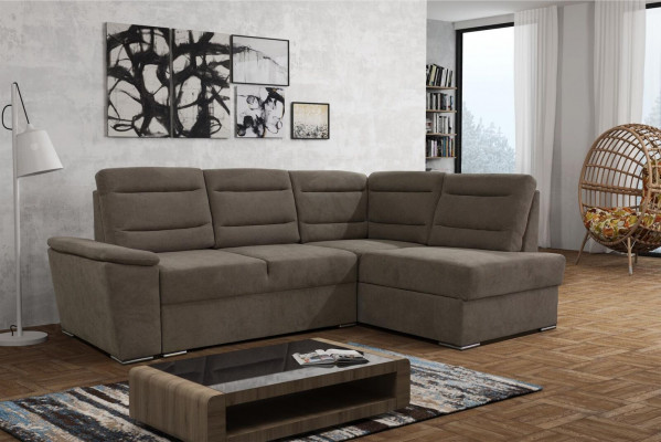 Slaapbank Relax Zitmeubel Woonlandschap Bank Bank Hoekbank L-vorm Bekleding Nieuw