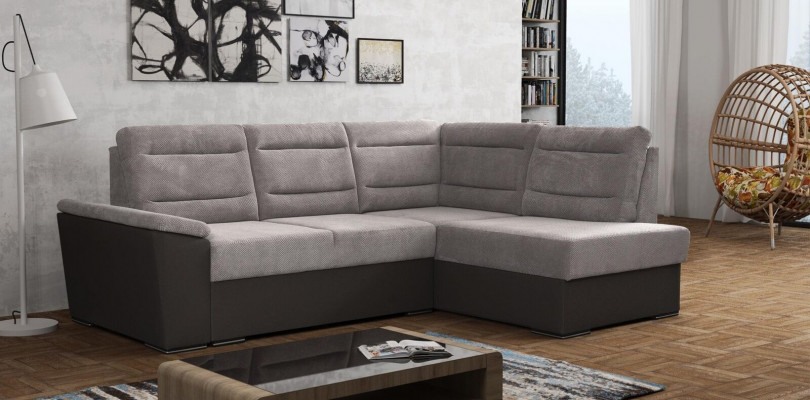 Slaapbank Relax Zitmeubel Woonlandschap Bank Bank Hoekbank L-vorm Bekleding Nieuw