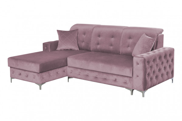 Chesterfield slaapbank bank gestoffeerde meubels hoekbank L-vorm bank modern