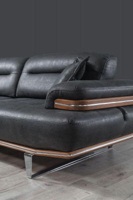 Sofaset 3-zitsler lederen bank bankstel ontwerp bankstellen