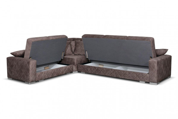 Ontwerp Sofa Hoekbank Fluweel Woonlandschap Meubels Bank L-vorm Slaapbank Bankstellen Nieuw