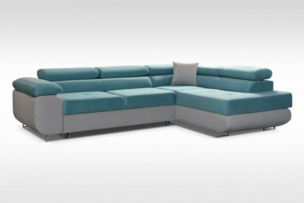 Ontwerp slaapbank meubel textiel gestoffeerde bank bank L-vormige hoekbank moderne hoekbank