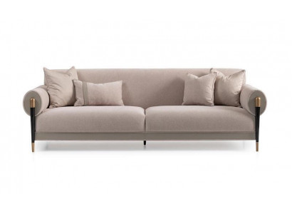 Stoffen bank Driepersoonsbank Bank 3-zits Bank Moderne design Beige Nieuw