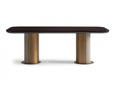 Eettafel Eetkamertafel Tafel Houten tafel Hout Eetkamer Bruin Luxe
