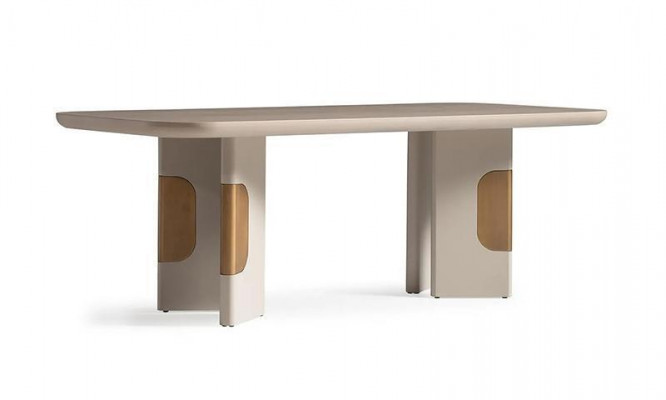 Moderne eettafel Tafel Eettafel Hout Eethoek Beige Eetkamerontwerp