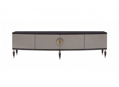Sideboard RTV Lowboard TV Ständer Schrank Holz Grau Wohnzimmer  Sideboard RTV Lowboard TV-stand Kast Hout Grijs Woonkamer